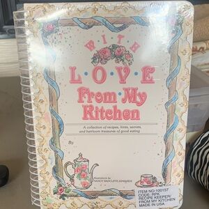 Recipe Keeper Journal - With Love From My Kitchen - Pink Cover
